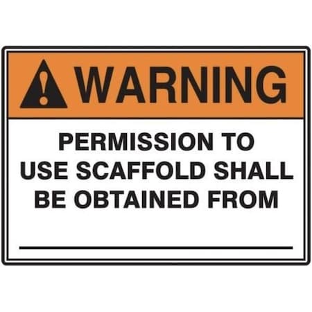 Accuform ANSI DANGER SAFETY SIGNS FALLING MRRT105XL MRRT105XL